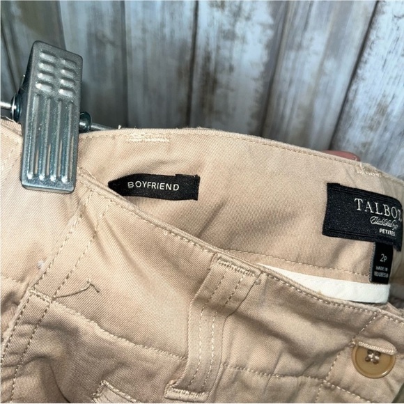 Talbots Khaki Boyfriend Pants - Picture 7 of 8